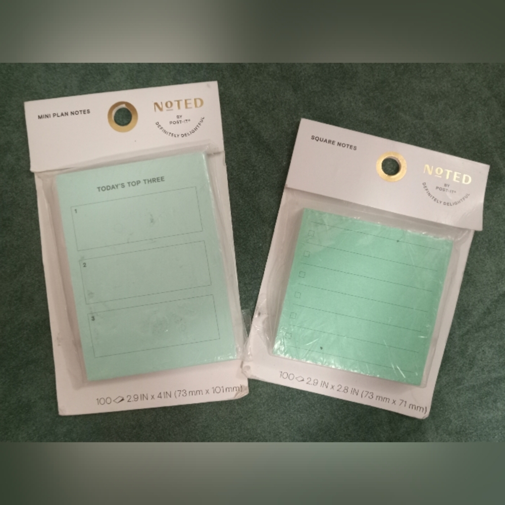 NWT Noted By Target Post It Notes for Lists